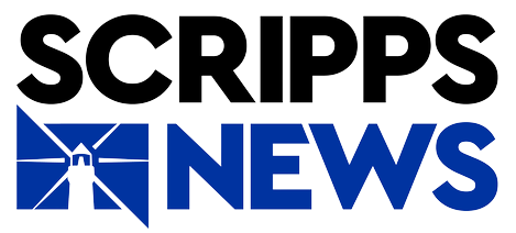 A black and blue logo for scripting news.